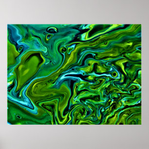 Abstract Color Study 251, Poster