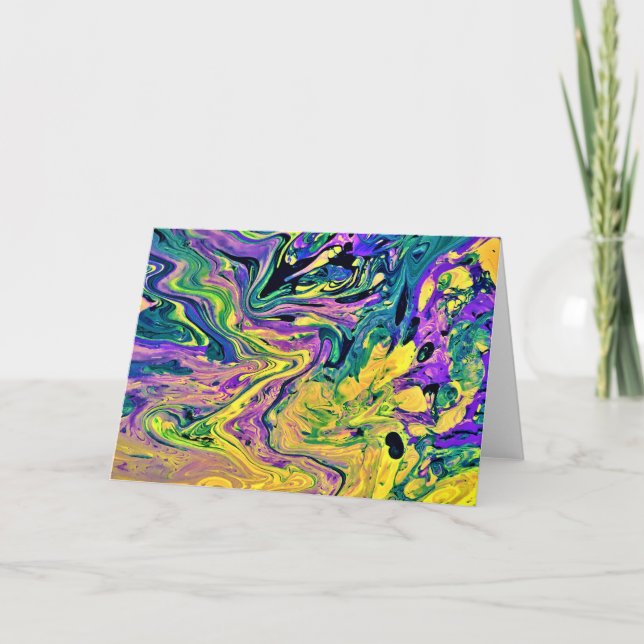 Abstract Color Study 41, card (Front)
