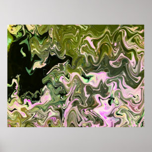 Abstract Color Study 470, Poster