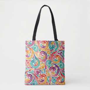 Abstract colorful background. illustrationcarnival tote bag