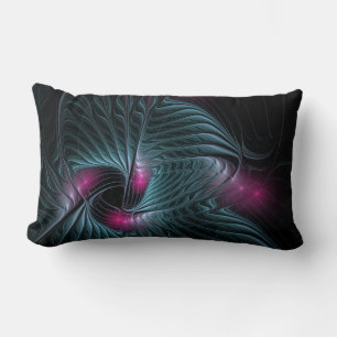 Abstract Colorful Fantasy Fractal Lumbar Cushion