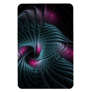 Abstract Colorful Fantasy Fractal  Magnet