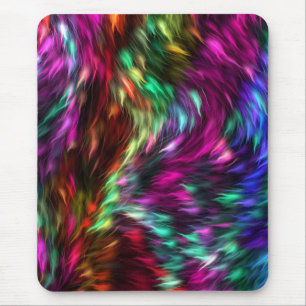 Abstract Colorful Fur Background-24605 Mouse Pad