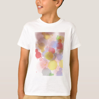 Abstract colorful paint splatter  T-Shirt
