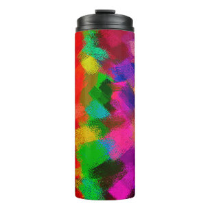 Abstract Colorful Painting #3 Thermal Tumbler