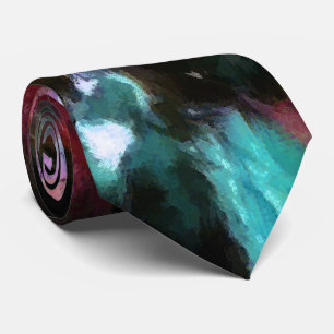 Abstract, colorful pattern, bright, elegant tie