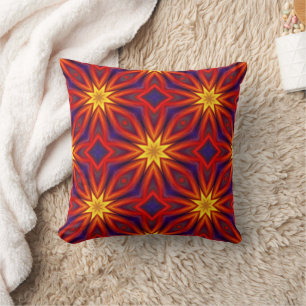 Abstract Colorful Pattern Cushion