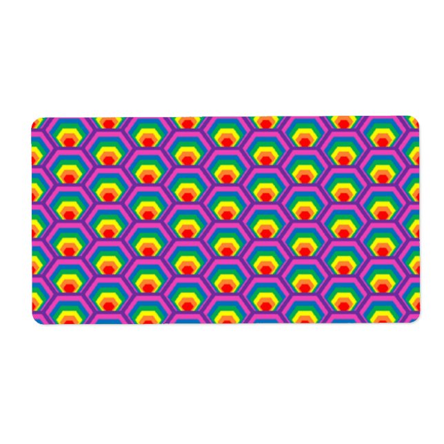 Abstract colorful shapes (Front)