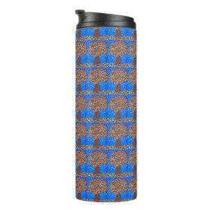 Abstract Colorful Tree  Thermal Tumbler