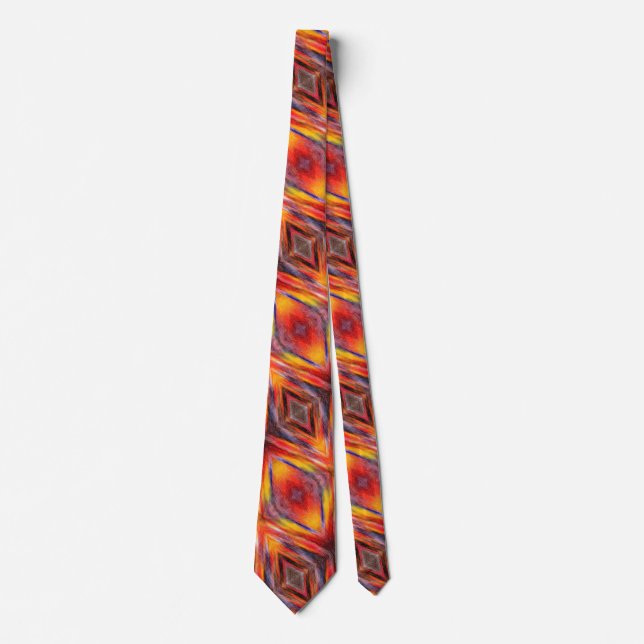 Abstract Colors Art Neck Tie (Front)