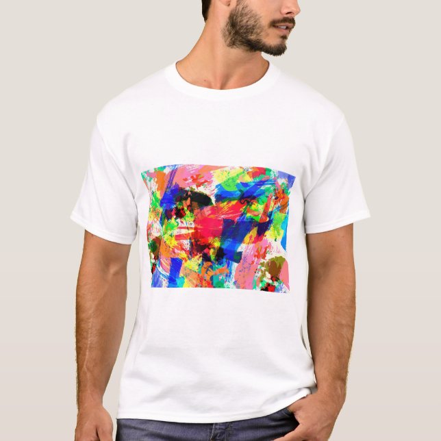abstract colour-3847388_1920 T-Shirt (Front)