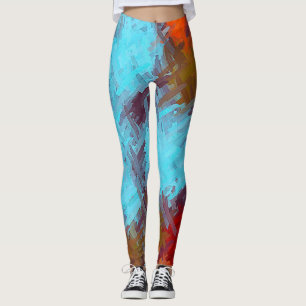Abstract Colour Art #22 Leggings