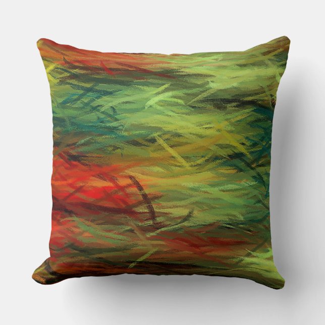 Abstract Colour Art #25 Cushion (Front)