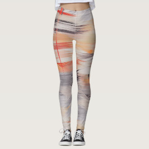 Abstract Colour Art #26 Leggings