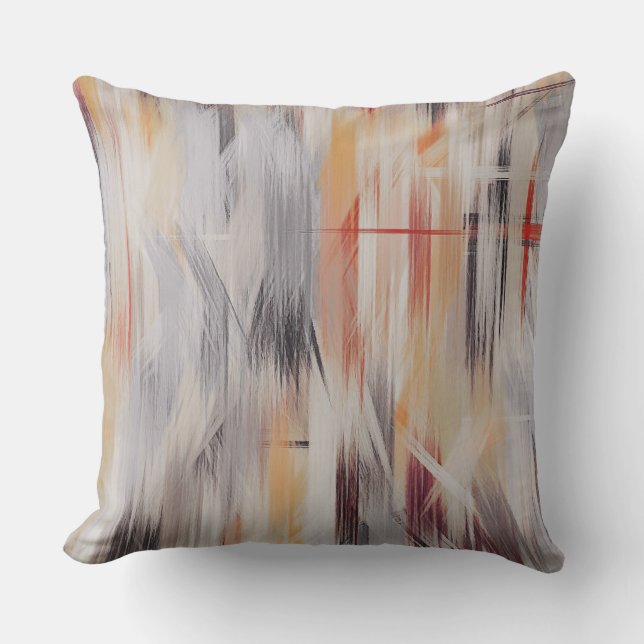 Abstract Colour Art #34 Cushion (Front)