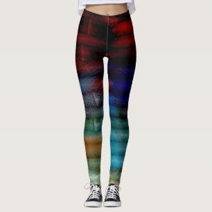 Abstract Colour Art #42 Leggings