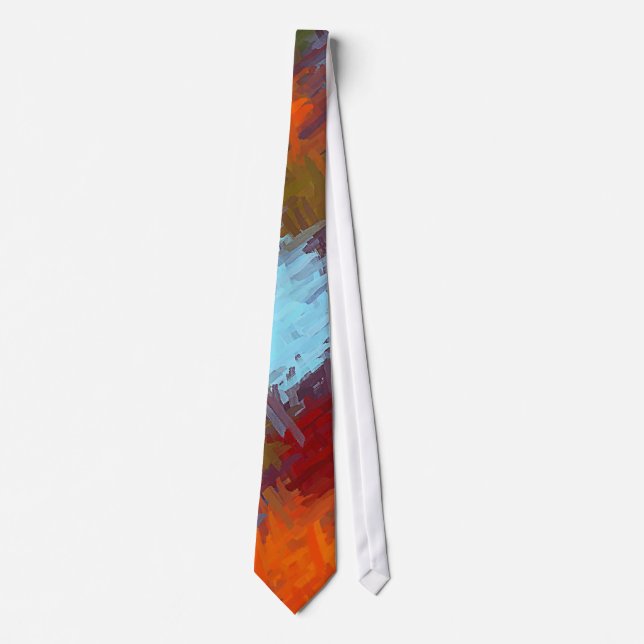 Abstract Colour Art #6 Tie (Front)