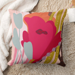 Abstract Colour Blocks Bold Blocks Home  Cushion