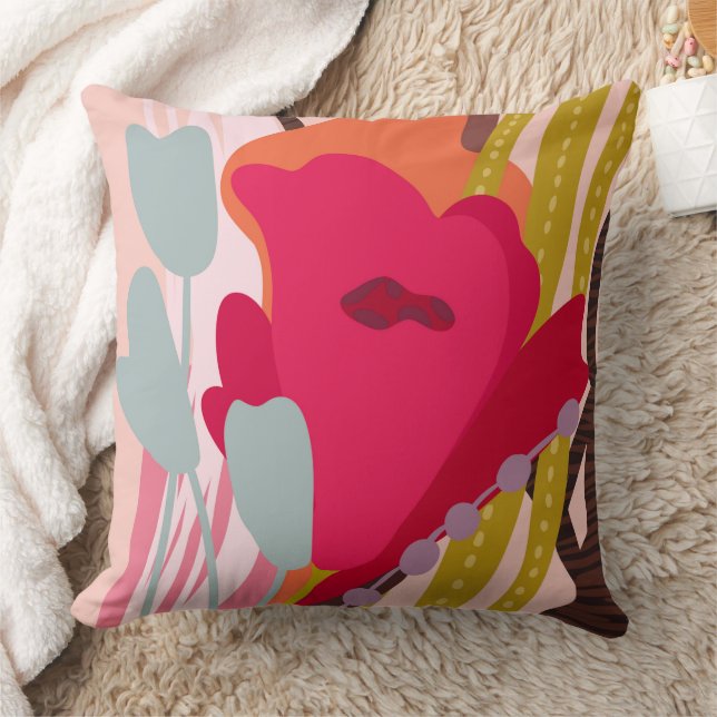 Abstract Colour Blocks Bold Blocks Home  Cushion (Blanket)