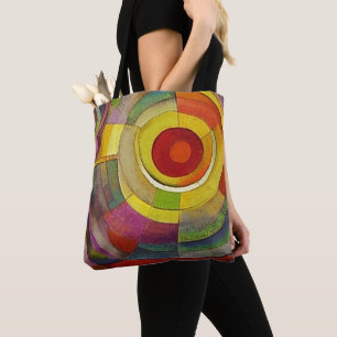 Abstract Colour Circles Fine Art Tote Bag