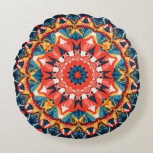 Abstract Colour Combination Throw Pillow