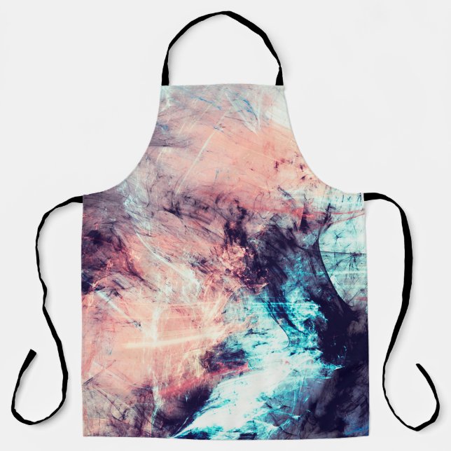 Abstract colour dynamic background with lighting e apron (Front)