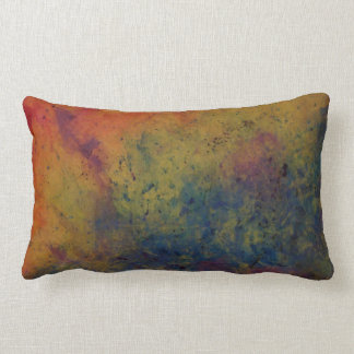 abstract colour field pillow