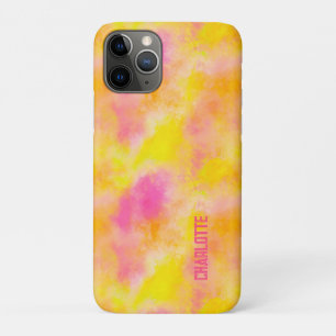 Abstract Colour Gradient Luminous Joy  add Name  Case-Mate iPhone Case