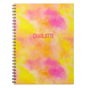 Abstract Colour Gradient Luminous Joy Personalised Notebook