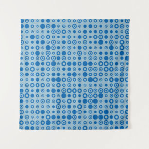 Abstract Colour Halftone Dots generative art backg Tapestry