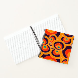 Abstract Colour Ovals Notebook – Modern Geometric 