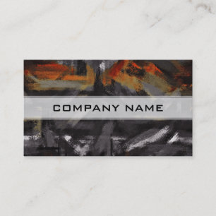Abstract Colour Paint Brush Stroke #10 Business Card