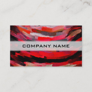 Abstract Colour Paint Brush Stroke #28 Business Card