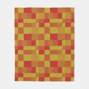 Abstract Colour Patchwork Pattern 280913 Fleece Blanket