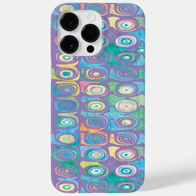 Abstract Colour Pattern 1 Case-Mate iPhone Case (Back)