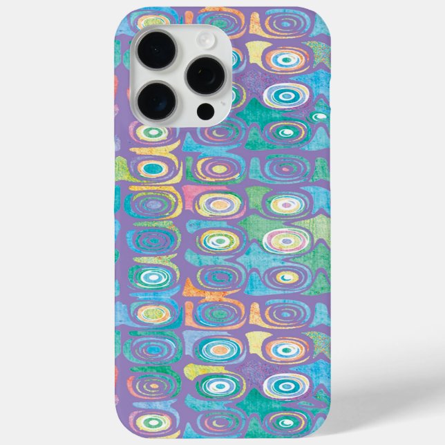 Abstract Colour Pattern 1 Case-Mate iPhone Case (Back)