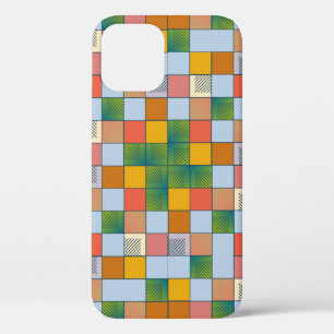 Abstract colour seamless pattern iPhone 12 case