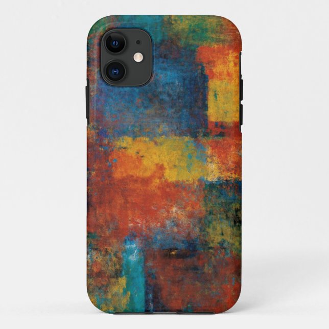 Abstract Colour Splash iPhone 11 Case (Back)