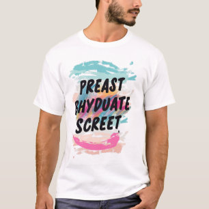 “Abstract Colour Splash – Minimal Art Tee” T-Shirt