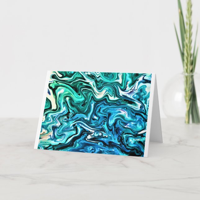 Abstract Colour Study 123, Card (Front)