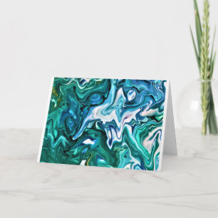 Abstract Colour Study 132 Card