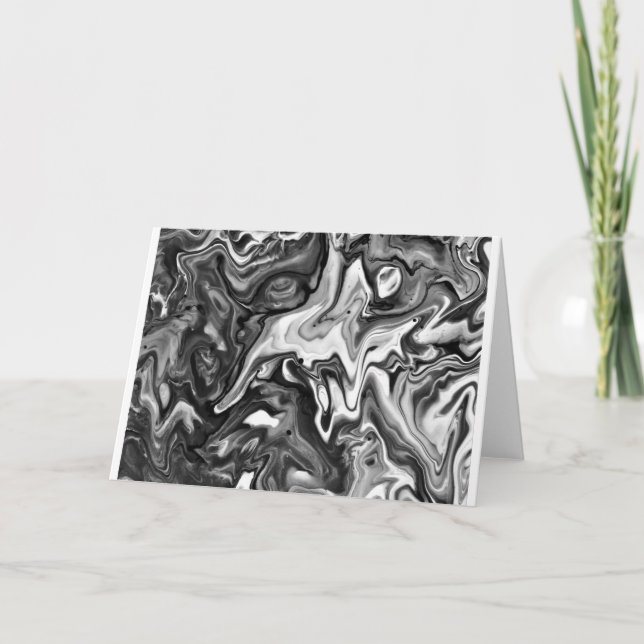 Abstract Colour Study 132 / Noir, Card (Front)