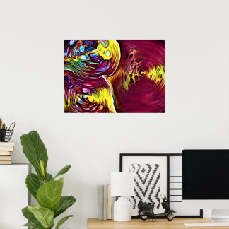 Abstract Colour Study 145, Poster