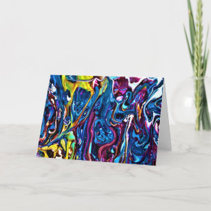 Abstract Colour Study 150, card