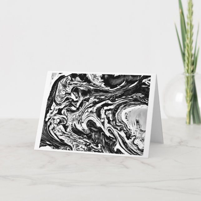 Abstract Colour Study 16 / Noir, Card (Front)