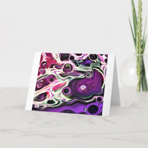 Abstract Colour Study 196 Card