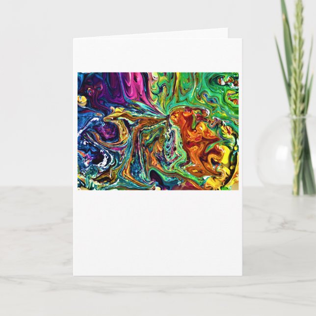 Abstract Colour Study 1, Card (Front)