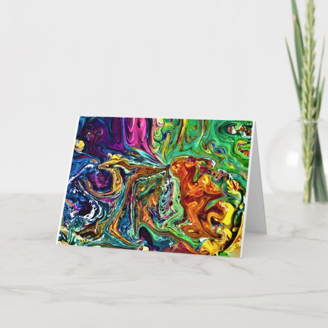 Abstract Colour Study 1, Card (Front)