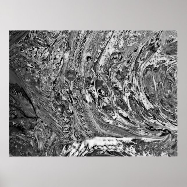 Abstract Colour Study 32 / Noir, Poster (Front)