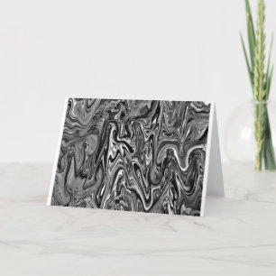 Abstract Colour Study 364 / Noir, Card